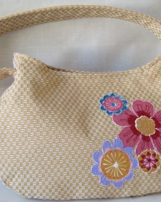 60's Applique Flower Bag