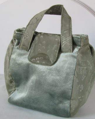 Green Japanese Two handle Bag