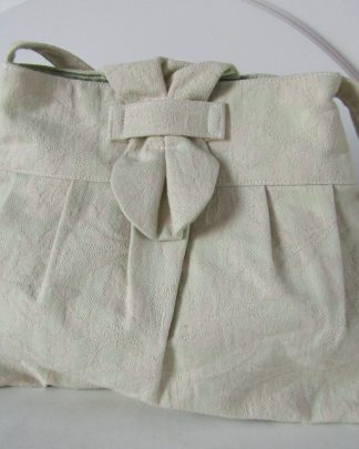 Cotton Green Pouch Bag